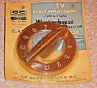 10676-1 Westinghouse Rare Vintage Tv Knob Channel Selector