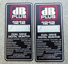 1212 Db Plus Speaker Emblems