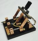 1002849 1z Trumbull Copper Knife Switch Double Pole Triple Throw Dptt Antique