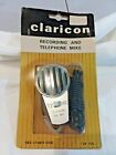38-705 38--705 Claricon Vintage Recording And Telephone Mike New In Original Package