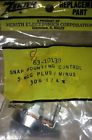 63-10138 Zenith Vintage Snap Mounting Control Meg Plus Minus Nos