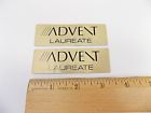 Advent Lot Of Laureate Audio Speaker Badge Tag Logo Emblem