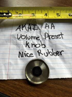 Aa-920-aa930-aa940 Akai Vintage Volume Preset Knob For Aa-910db Receivers