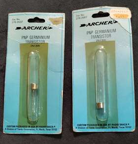 276-2007 Archer Radio Shack Qty 2 Replacement Transistor 2n1305 Pnp Germanium