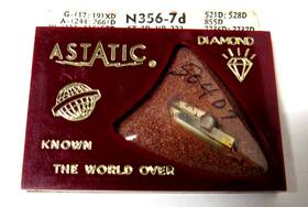 N356-7d Astatic Diamond Stylus For Ge Vr Cartridges Specs In Photo