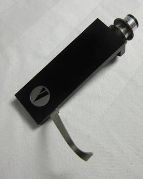At-140e Audio-technica Head Shell Tone Arm Cartridge Turntable Ex Black