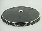 7651.4 Bdw Vtg Turntable Record Player Part Aluminum Platter Rubber Mat