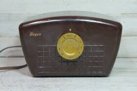 Bb1-a Bogan Vtg Vacuum Tube Tv Receiver Booster Brown Art Deco Parts/repair