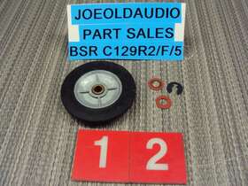 C129r2 Bsr C129r1 C129r2/f/5 C129r1/e/5 Turntable Idler Wheel And Mounting Clips. Tested