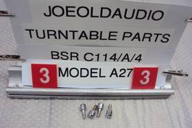 Rd-7673d Bsr C114/a/4 Panasonic Turntable Dust Cover Chrome Guides. Tested