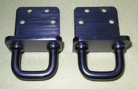 Tfm-6cb Carver Vintage 1 3/8 Inch Audio Rack Handles With Chassis Mount For Amplifier