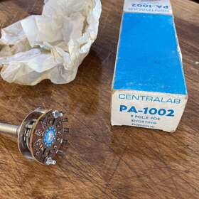 2pol-5pos Centralab Pa-1002 Shorting Phenolic Switch Nos