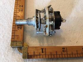 Xp-012336 Centralab One Vintage Used Crl 4p2t Rotary Switch With Ac