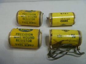 Tm-11 Cinema Lot Of 6 Irc And Wire Wound Resistors 200 1k 4k 12k 50k