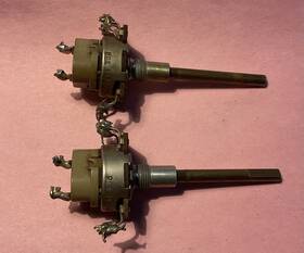 1472207-38s Cts Pair Of Rca 1meg Potentiometers With Push/pull Switch