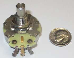 Rv4laysd254c Cts 250k Ohm Audio Taper 2 Watt Potentiometer - U.s.a. 1 Pcs. Nos