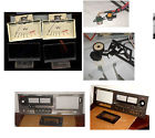 Cx-351 Teac Parts Cassette-front Panel-motor-heads-levers-both Vu