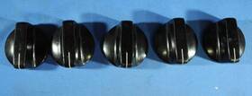 1500ay Dakaware 5 Lot Vintage Davies Molding Daka-ware Black Phenolic 1500 Line Round Knobs