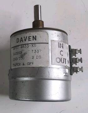 4633-ku Daven 7337 Ladder Spec 150/300 2 Db Variable Attenuator. Untested