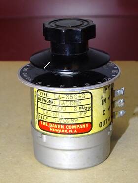 La-350-g Daven Type Ladder Attentator 600/600 Ohms Taper/off Western Electric