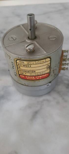 We-169-1 Daven Attenuator Ks 9459 For Western Electric