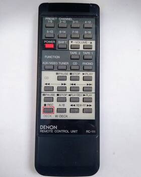Rc-111 Denon Vintage Remote Control Unit