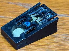 Tk11 Dual Turntable Parts - Tone Arm Headshell With Wires