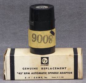 8006 E-v Game Vintage 45 Rpm Automatic Turn Table Record Player Spindle Adapter
