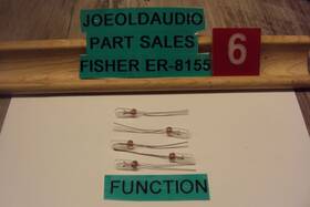 Er-8155 Fisher 8 Track/cassette Deck New Function Lamps Tested Parting