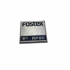 Rp80 Fostex Speaker Grill Badges Silver Genuine Oem