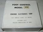 Ft-5 Concord Electronics Vintage 1960s