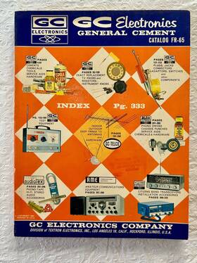 Fr-65 Gc Electronics Company 1963 General Cement Catalog With 336 Pages Illustrations