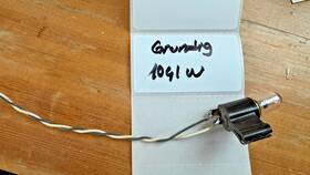 1041w Grundig Original Dial Lamp With Socket As-is Tested