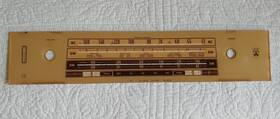 2320u Grundig Orig 1950s Model Tube Radio Plastic Dial Plate Face Germany