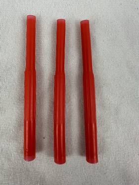 490-5 Heathkit Nut Starter Red Plastic Heath Lot Of 3