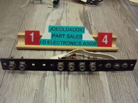 A3008 Id Electronics I D Fm Am 8track Unit Rca Jack Panel Tested Parting Out