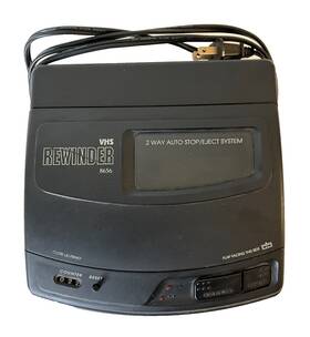 8656 Jasco Vintage Vhs Tape Rewinder Works 2-way Slimline Auto Counter