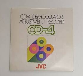 4de-202 Jvc Cd-4 Demodulator Adjustment Record 45 Great Condition Vintage Retro