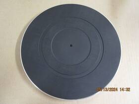 L-a31 Jvc Turntable Platter With Rubber Mat Replacement Part Used 1982 Japan Oem