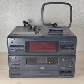 Ca-mx55mbk Jvc Xt-mx55mbk Cd/tuner Component System For - Parts Or Repair