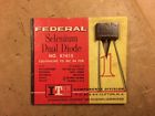 K1615 Federal Nos Vintage Selenium Dual Diode No Guaranteed Irc Sub