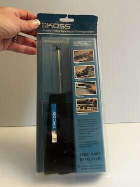 16-9010 Koss Head Demagnetizer Tape Deck Recorder 8 Track Reel Vhs Audio Video Nos