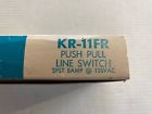 Kr-11fr Centralab Spst Push Pull Line Switch Amp Vac Nos Box