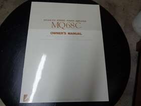 Mq68c Luxman Original Manual Japanese Language Version Free Shipping