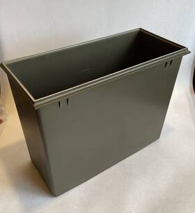141960 Magnavox Record Compartment Stereo Console Plastic Box Holder Turntable