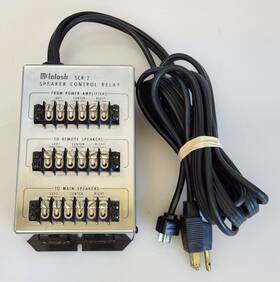 1800w Mcintosh Scr-2 Speaker Control Relay Power Amplifier To Speakers Tested