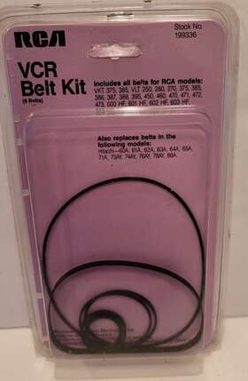 199336 Mcm Rca Oem Vcr Belt Kit New In Sealed Package