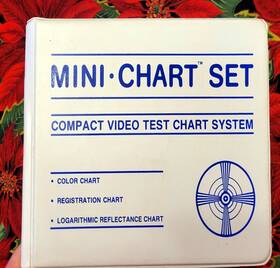 Tcs-5 Mini-chart Set Compact Video Test System Perfect Condition