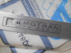 Motorola Vintage Metal Name Plate Motran Fm Radio Only One
