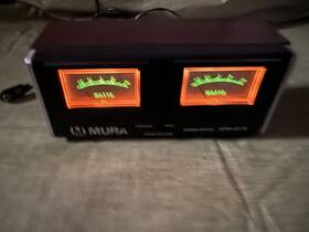 Apm-618 Mura Vintage Stereo Power Meter Working Lights Supply